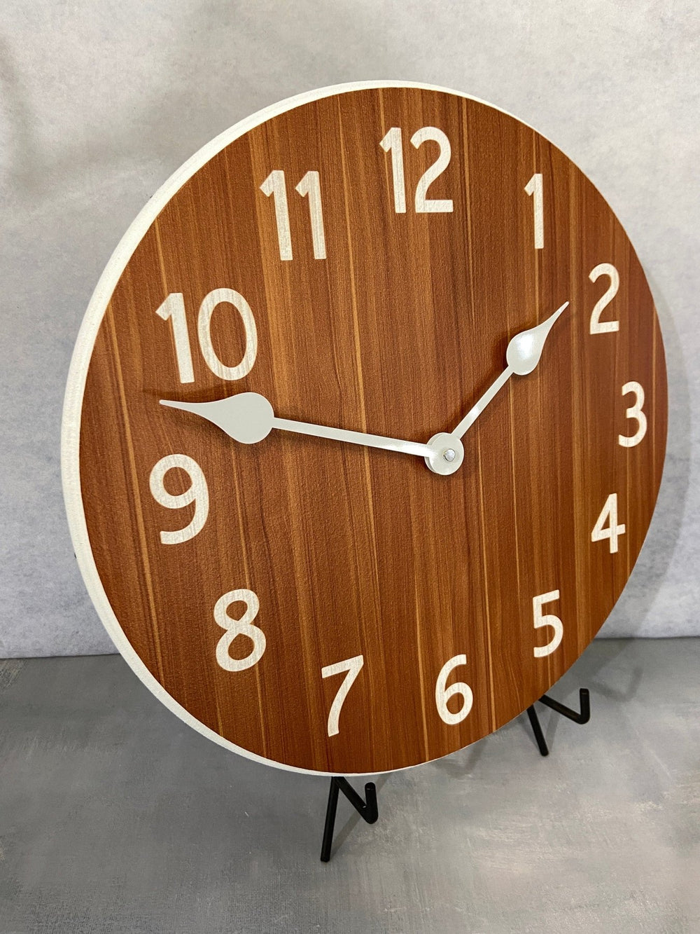 Organic Brown Wall Clock - CustomBigClocks