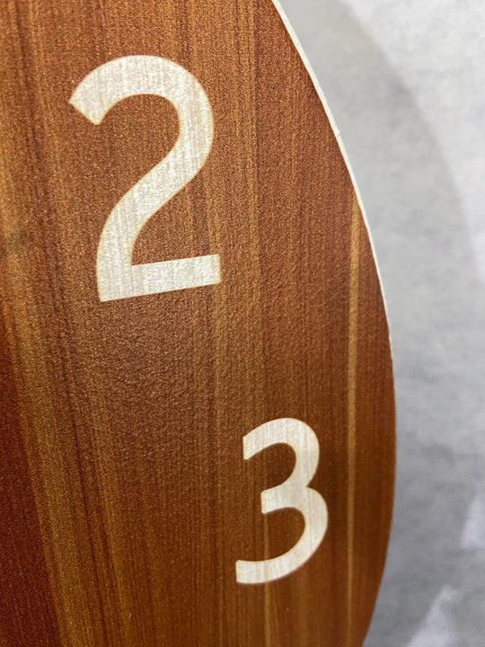 Organic Brown Wall Clock - CustomBigClocks