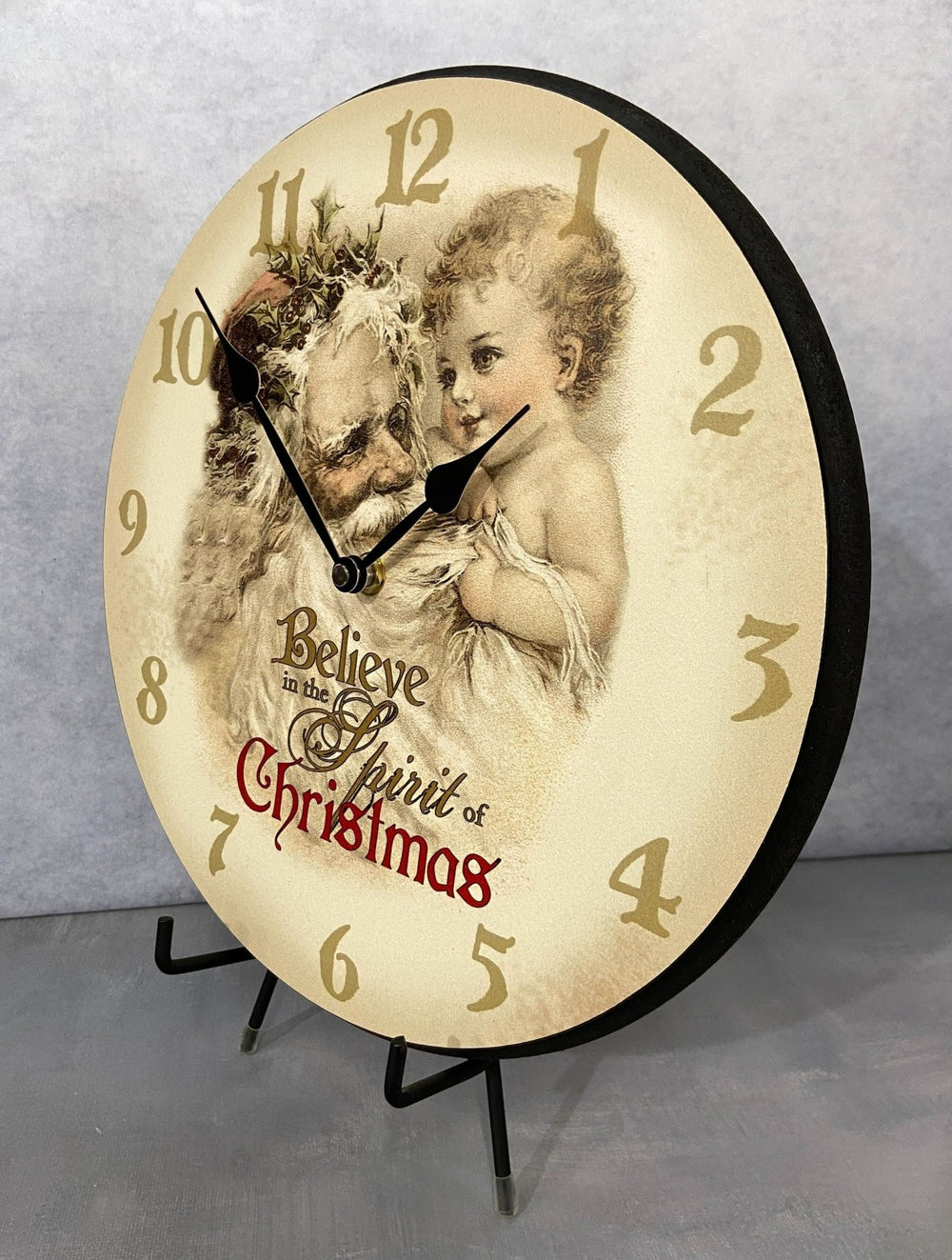 Spirit Of Christmas Wall Clock - CustomBigClocks