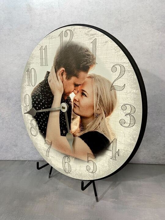 Personalized Photo Wall Clock - CustomBigClocks