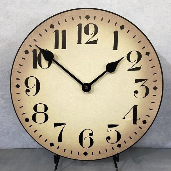 Houston Parchment Wall Clock - CustomBigClocks