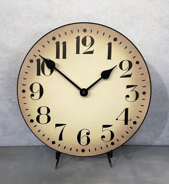 Houston Parchment Wall Clock - CustomBigClocks