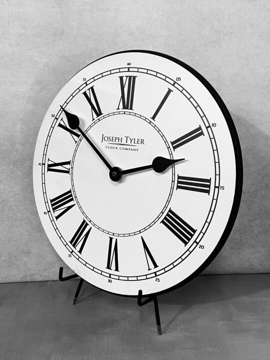 Classy White Wall Clock - CustomBigClocks