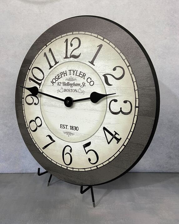 Bellingham Gray Wall Clock - CustomBigClocks
