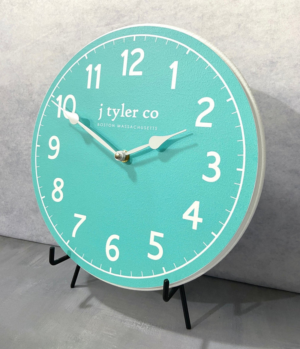 New Traditional Aqua Wall Clock - CustomBigClocks