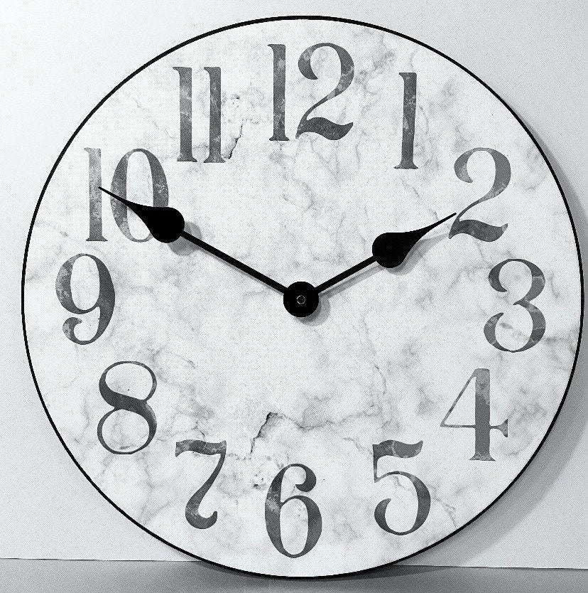 Marble Wall Clock - CustomBigClocks