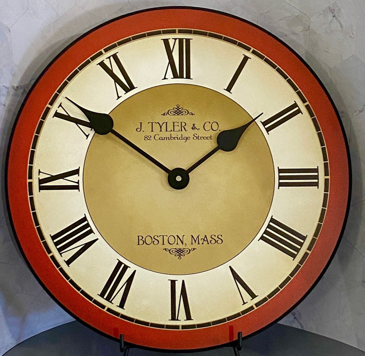 Galway Red Wall Clock - CustomBigClocks