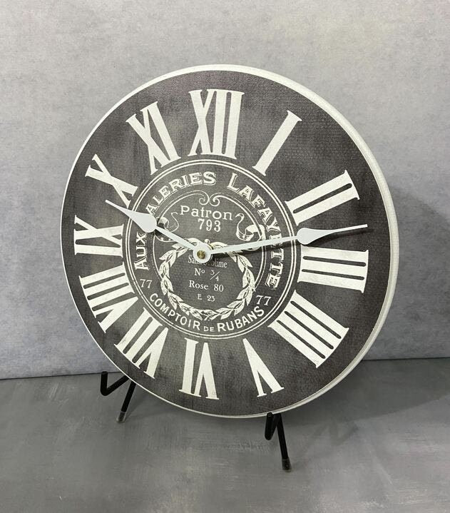 Galeries Gray Wall Clock - CustomBigClocks