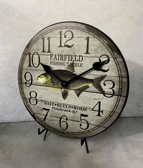 Personalized Fishing Wall Clock - CustomBigClocks