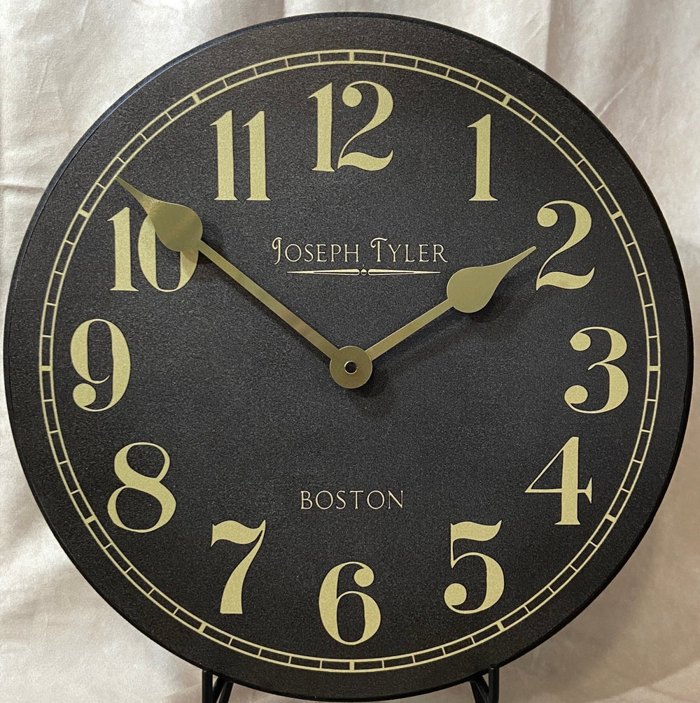 Gray & Gold Wall Clock - CustomBigClocks