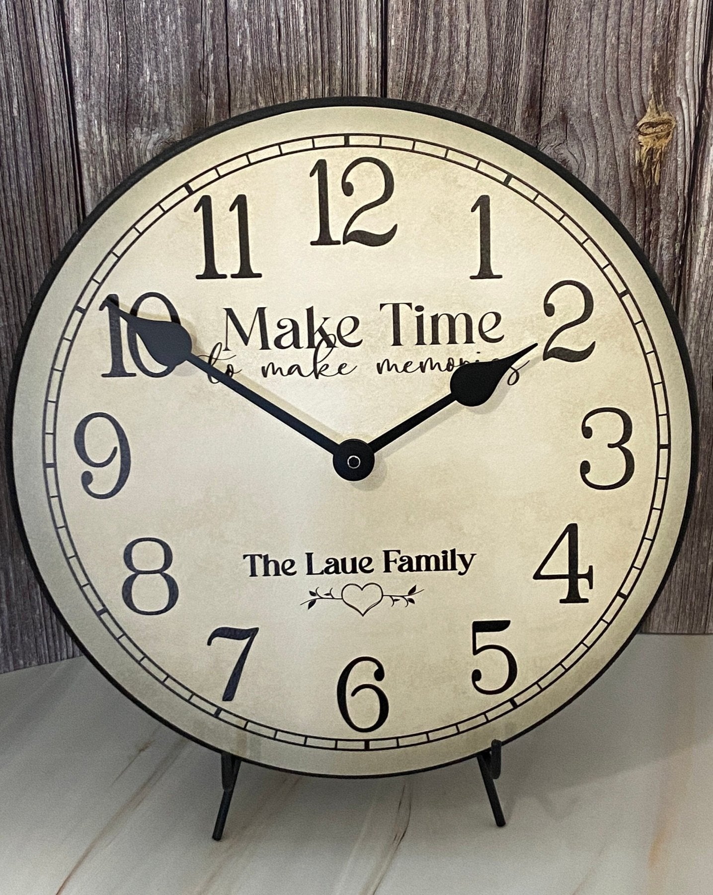 Make Time To Make Memories Wall Clock - CustomBigClocks
