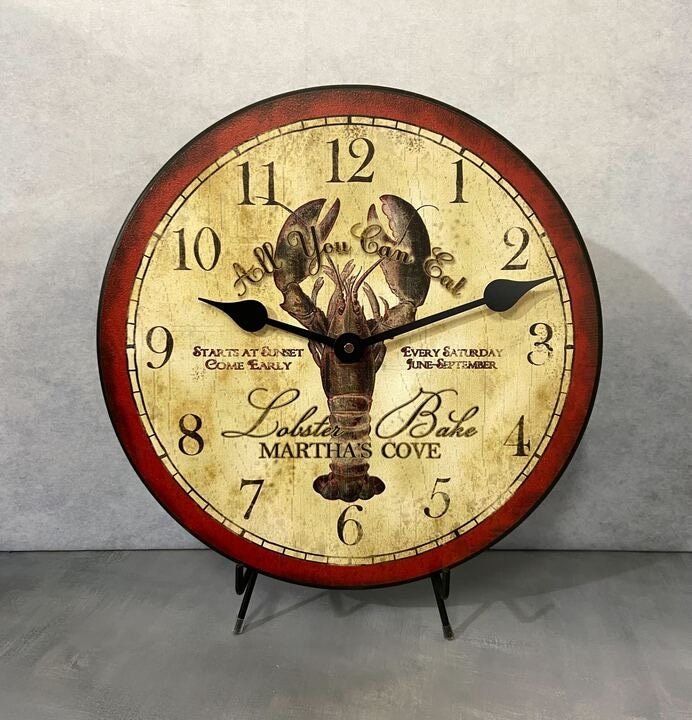 Lobster Wall Clock - CustomBigClocks