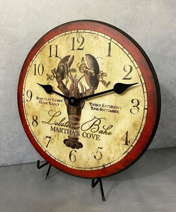 Lobster Wall Clock - CustomBigClocks