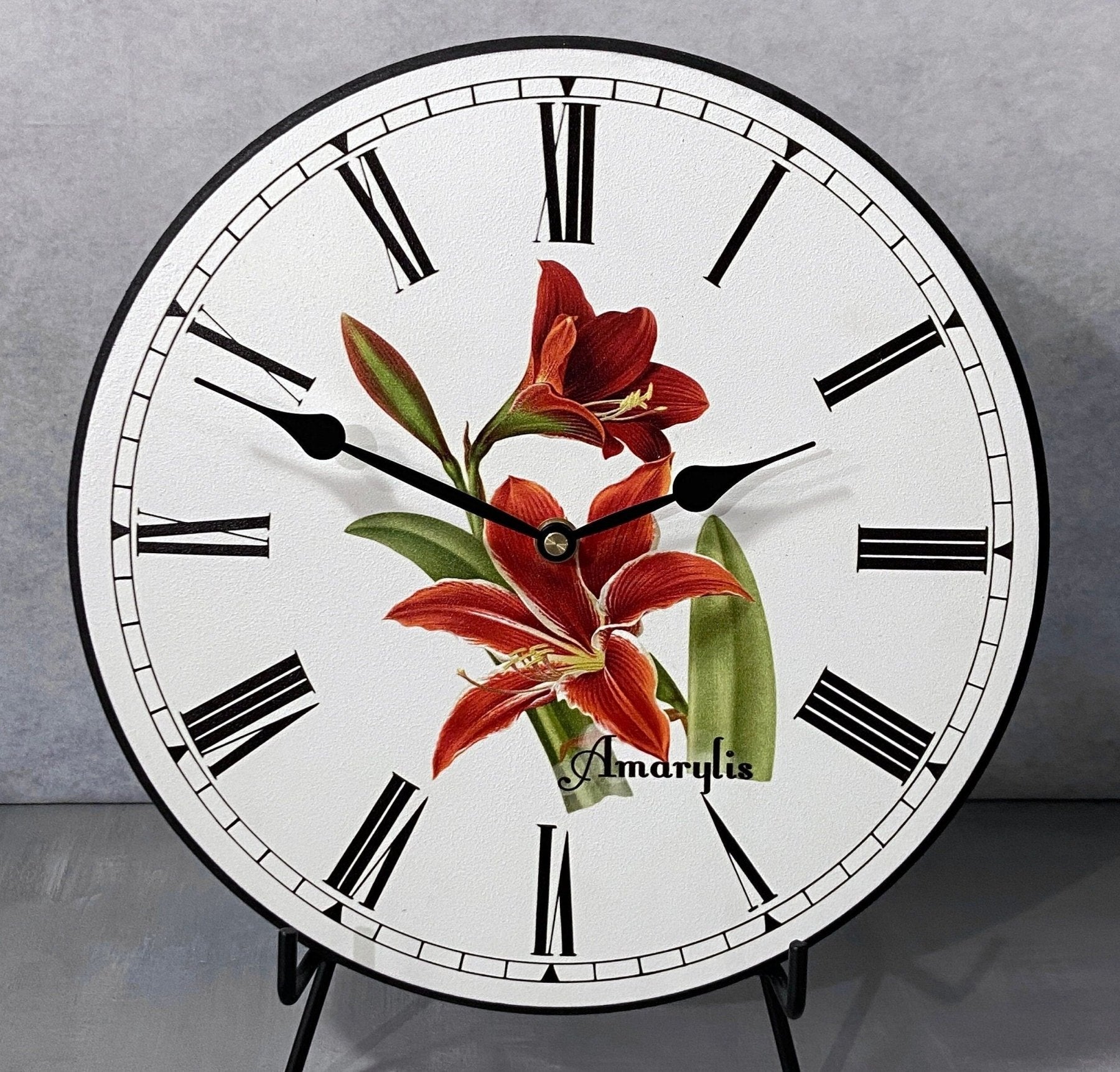 Amarylis Wall Clock - CustomBigClocks