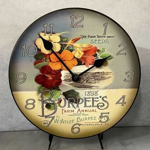 Garden Seeds Wall Clock - CustomBigClocks
