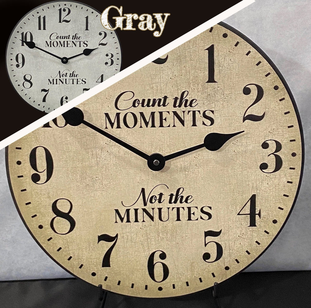 Count The Moments Clock - CustomBigClocks