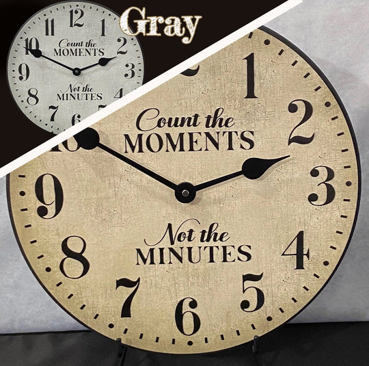Count The Moments Clock - CustomBigClocks
