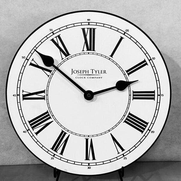 Classy White Wall Clock - CustomBigClocks