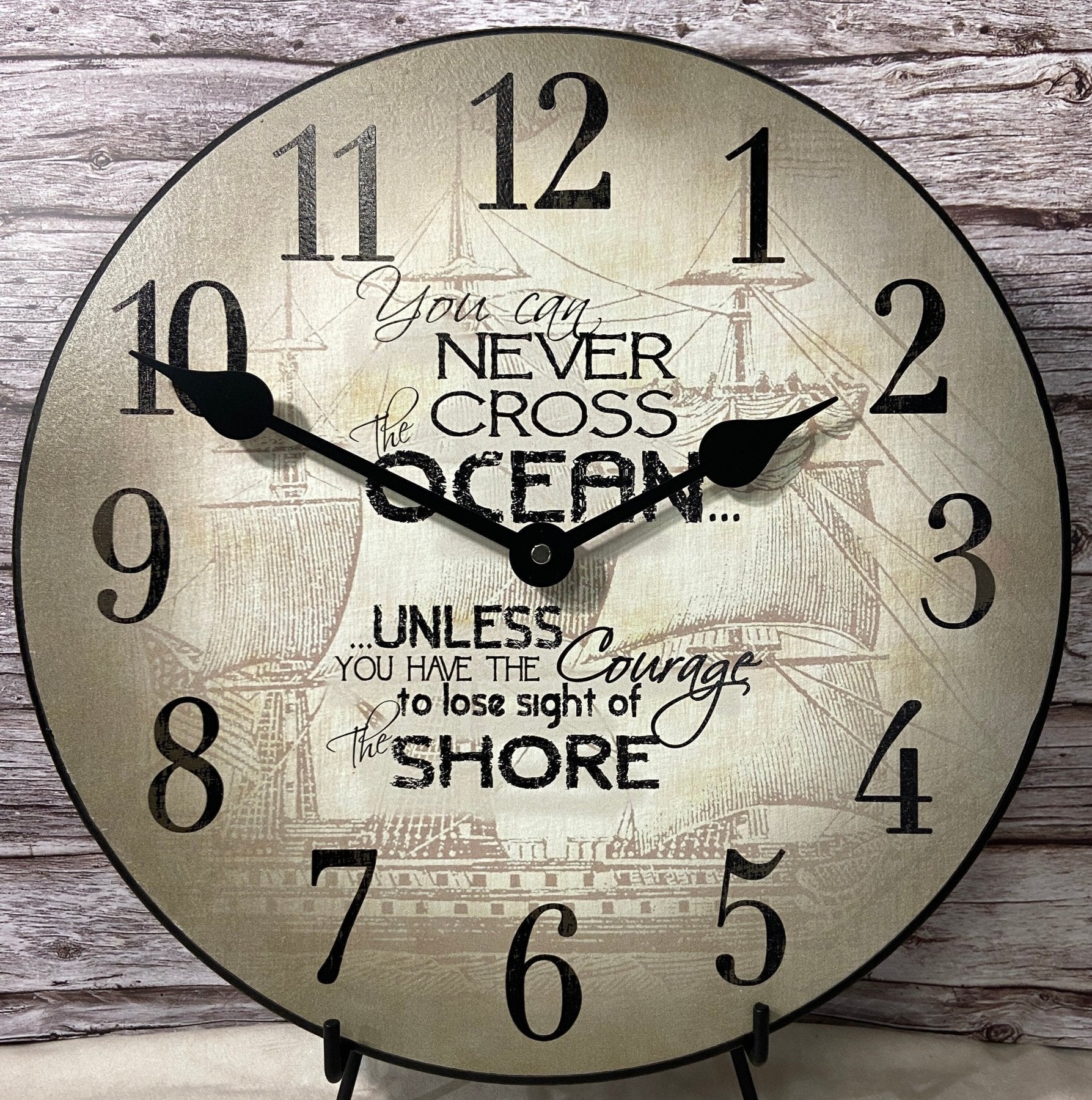 Courage Nautical Wall Clock - CustomBigClocks