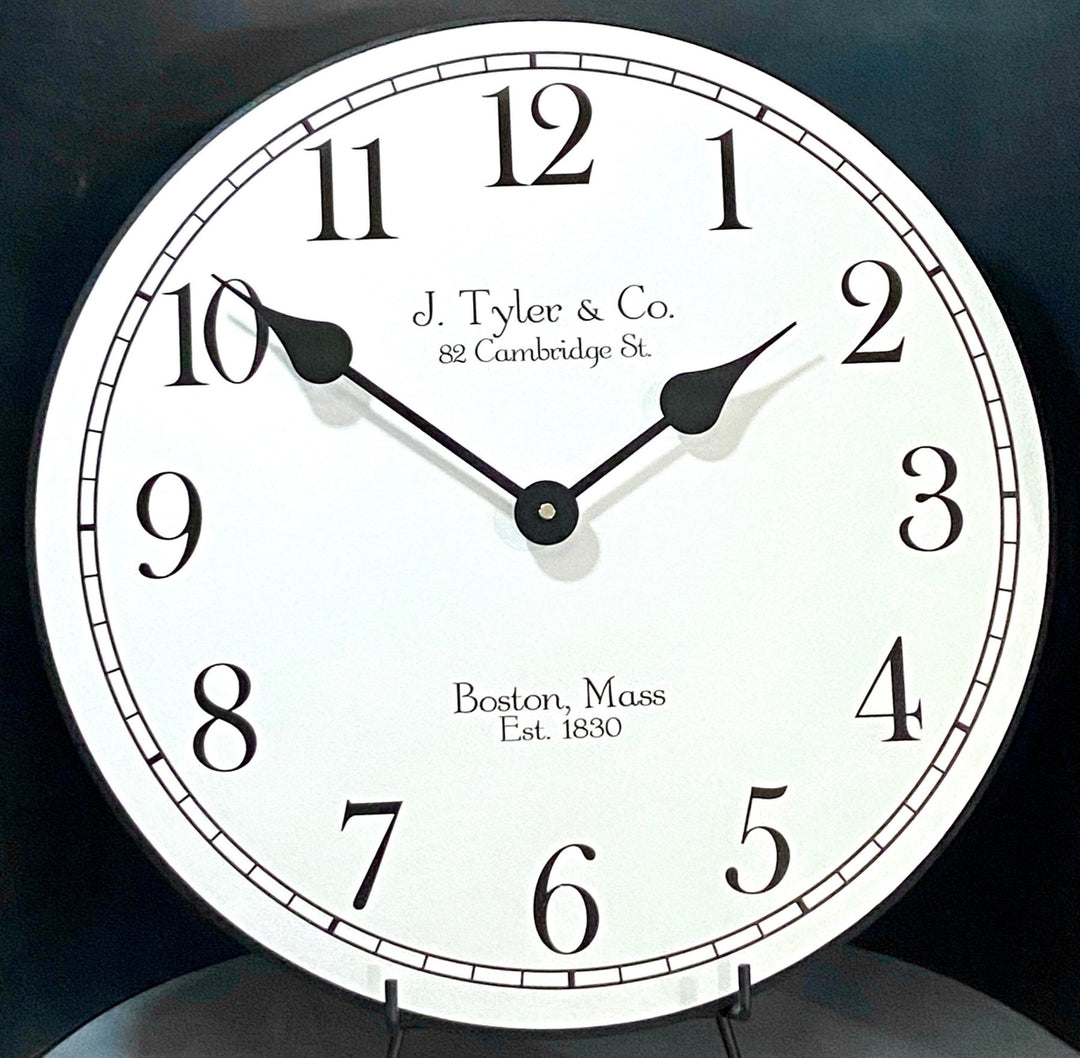 Black Tie Wall Clock - CustomBigClocks
