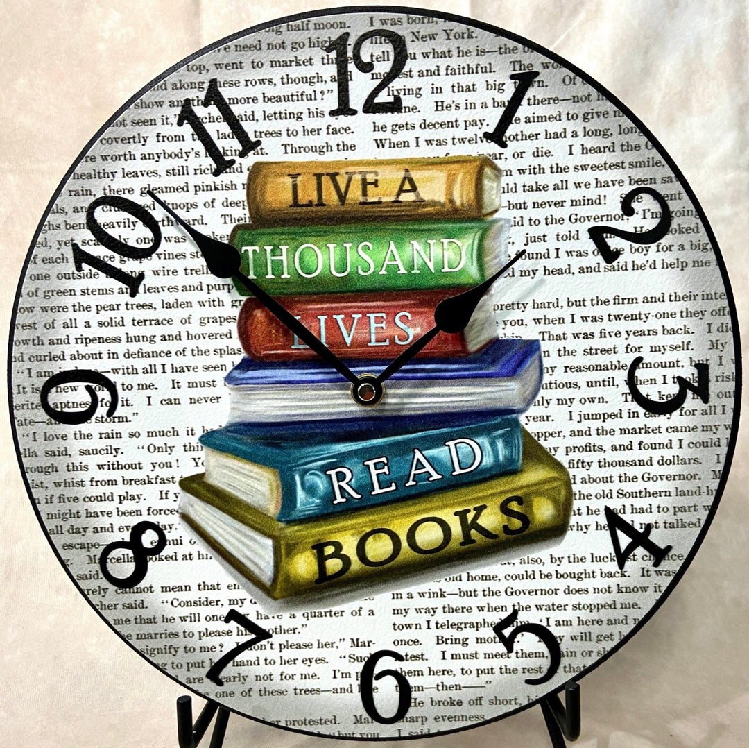 Library Wall Clock - CustomBigClocks