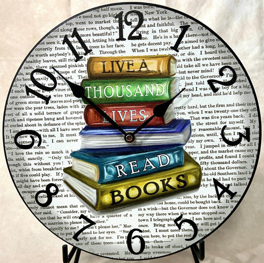 Library Wall Clock - CustomBigClocks