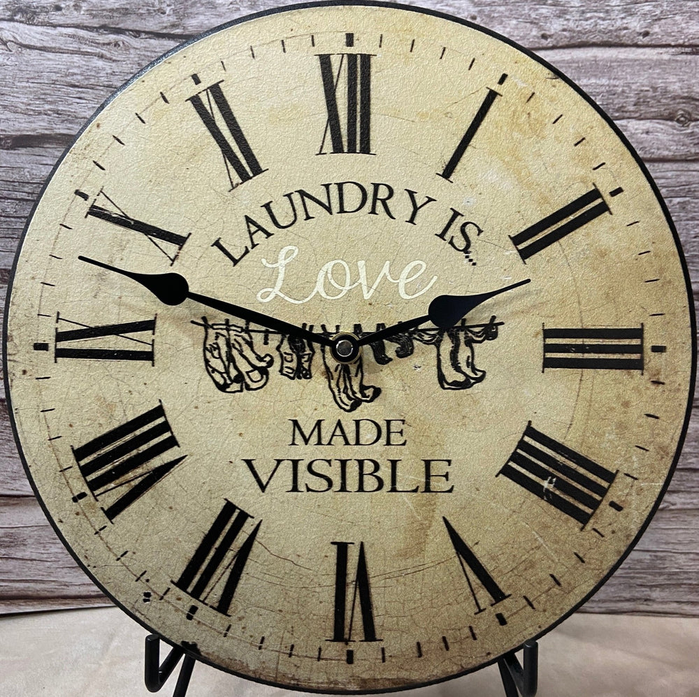 Laundry Is Love Wall Clock - CustomBigClocks