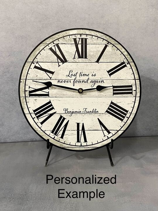 American Tyler Ivory Wall Clock - CustomBigClocks