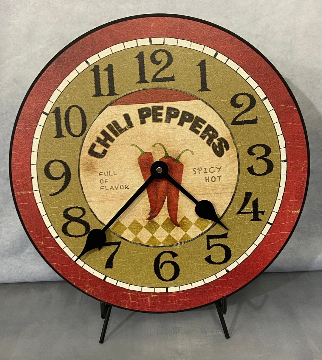 Chili Peppers Wall Clock - CustomBigClocks