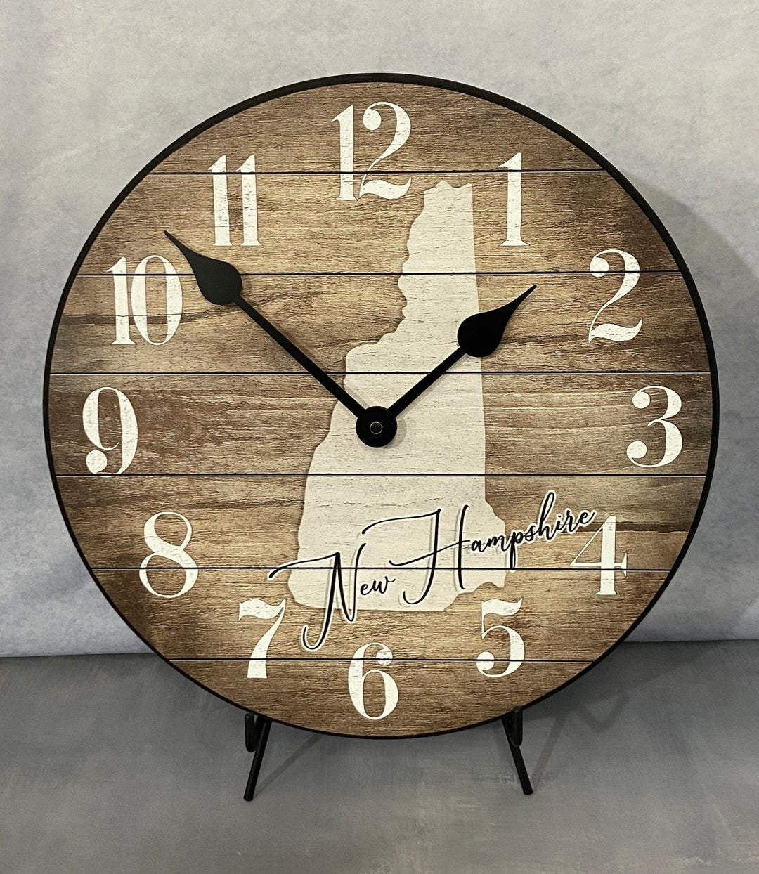 New Hampshire Or Any State Wall Clock - CustomBigClocks