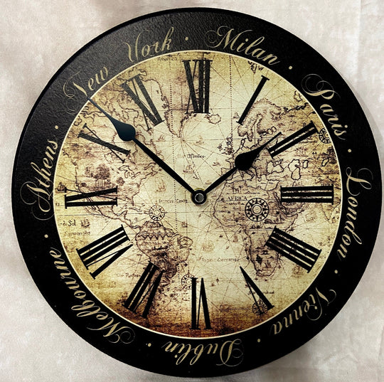 Bon Voyage Wall Clock - CustomBigClocks