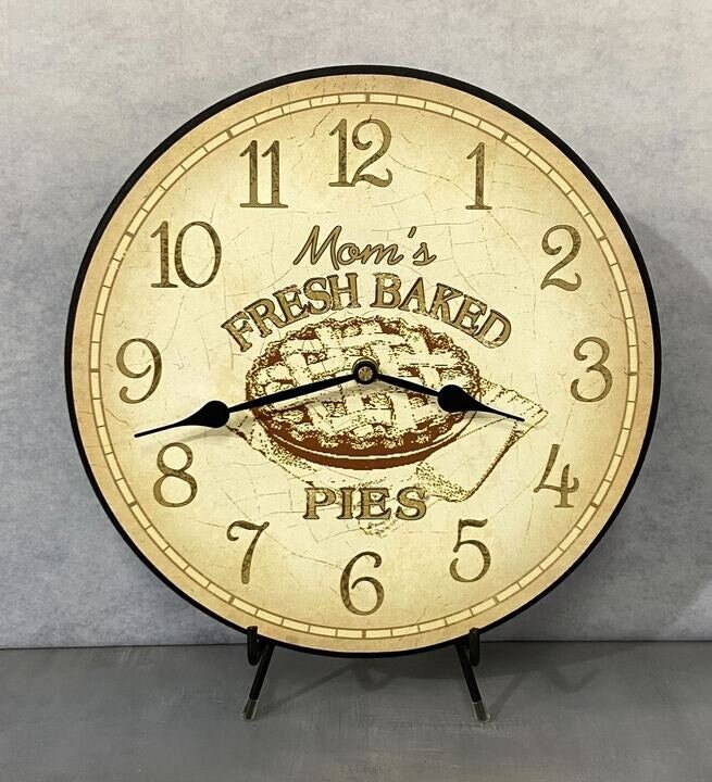 Personalized Pie Kitchen Wall Clock - CustomBigClocks