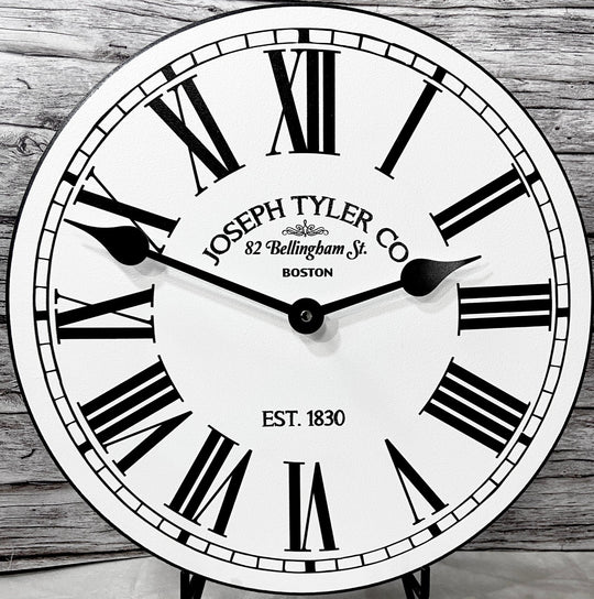 Hamilton White Wall Clock - CustomBigClocks
