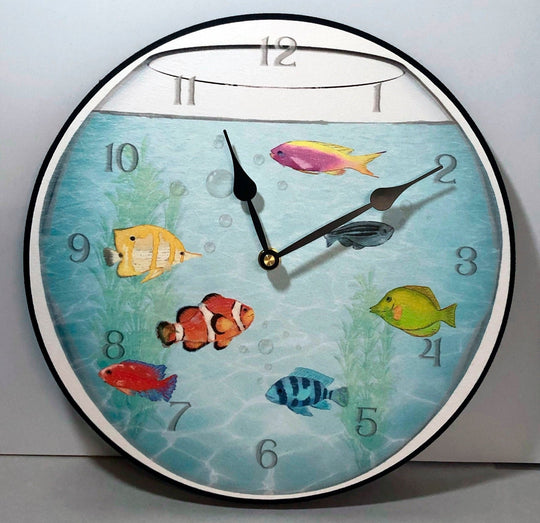 Aquarium Clock - CustomBigClocks