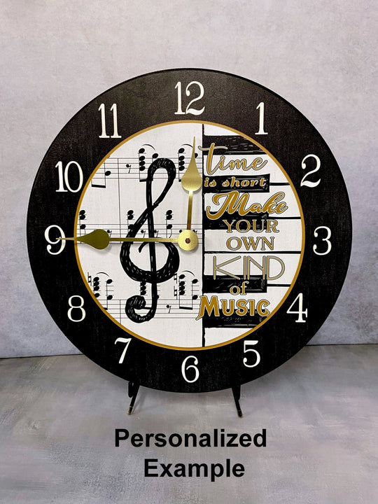 Music Clock - CustomBigClocks