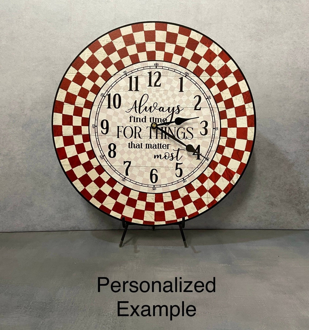 Fifties Diner Wall Clock - CustomBigClocks
