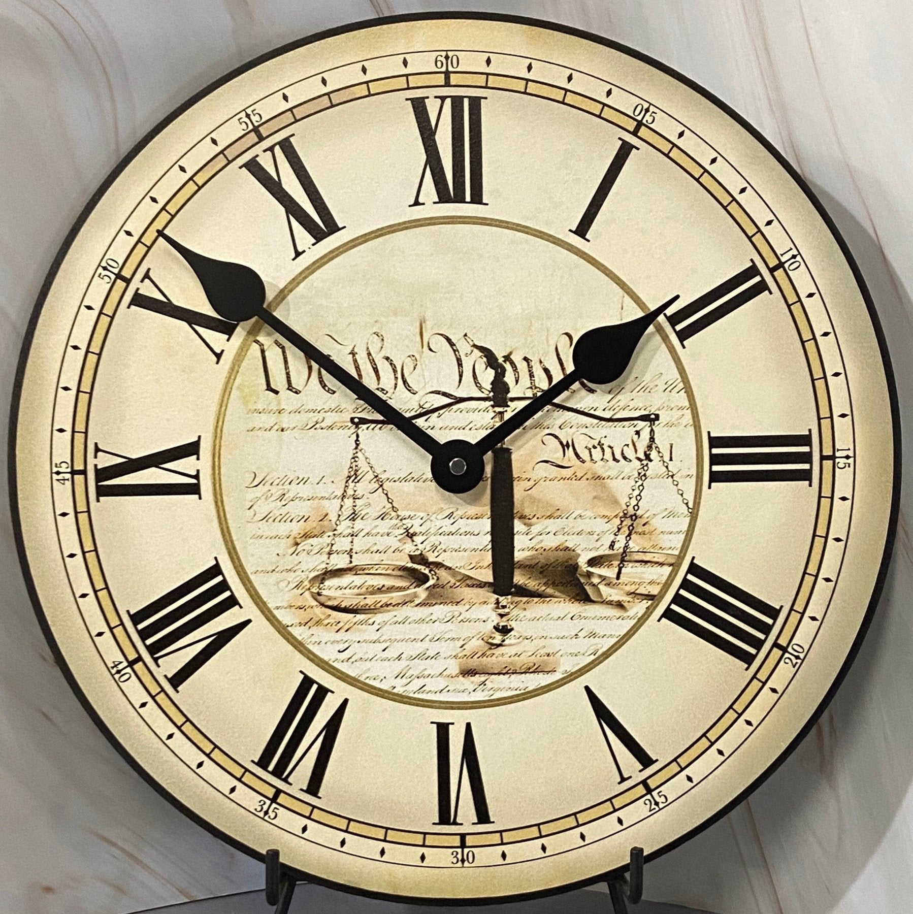 Constitution Wall Clock - CustomBigClocks