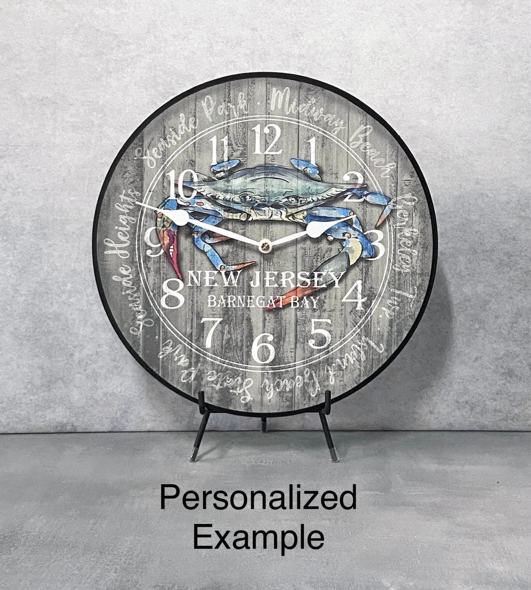 Blue Crab Wall Clock - CustomBigClocks
