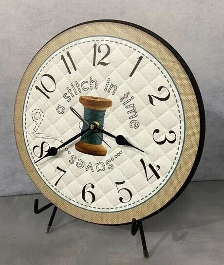 Sewing Room Wall Clock - CustomBigClocks