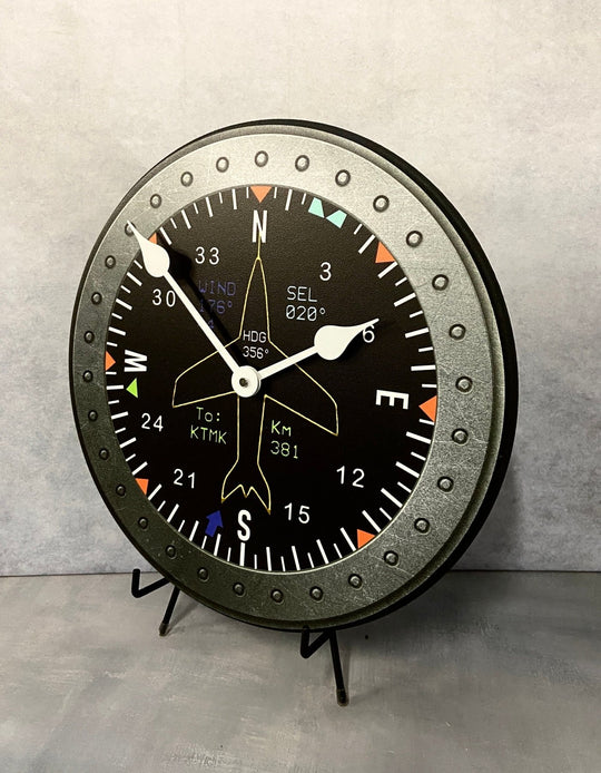 Cockpit Wall Clock - CustomBigClocks