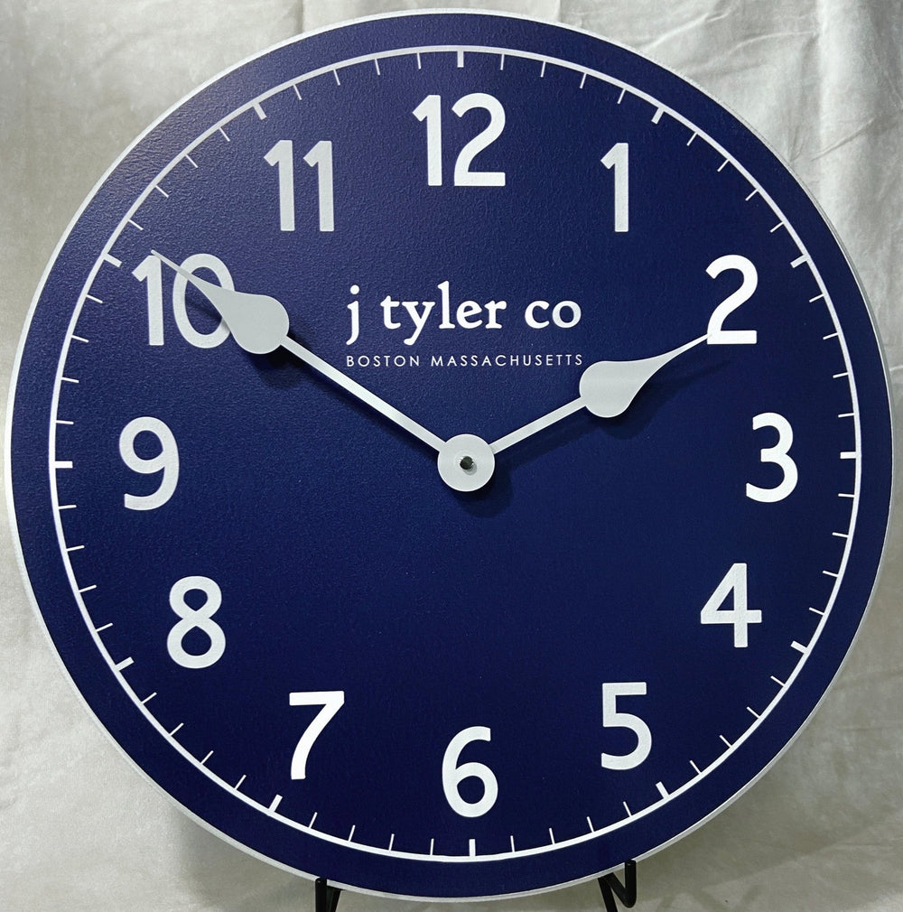 New Traditional Navy Wall Clock - CustomBigClocks