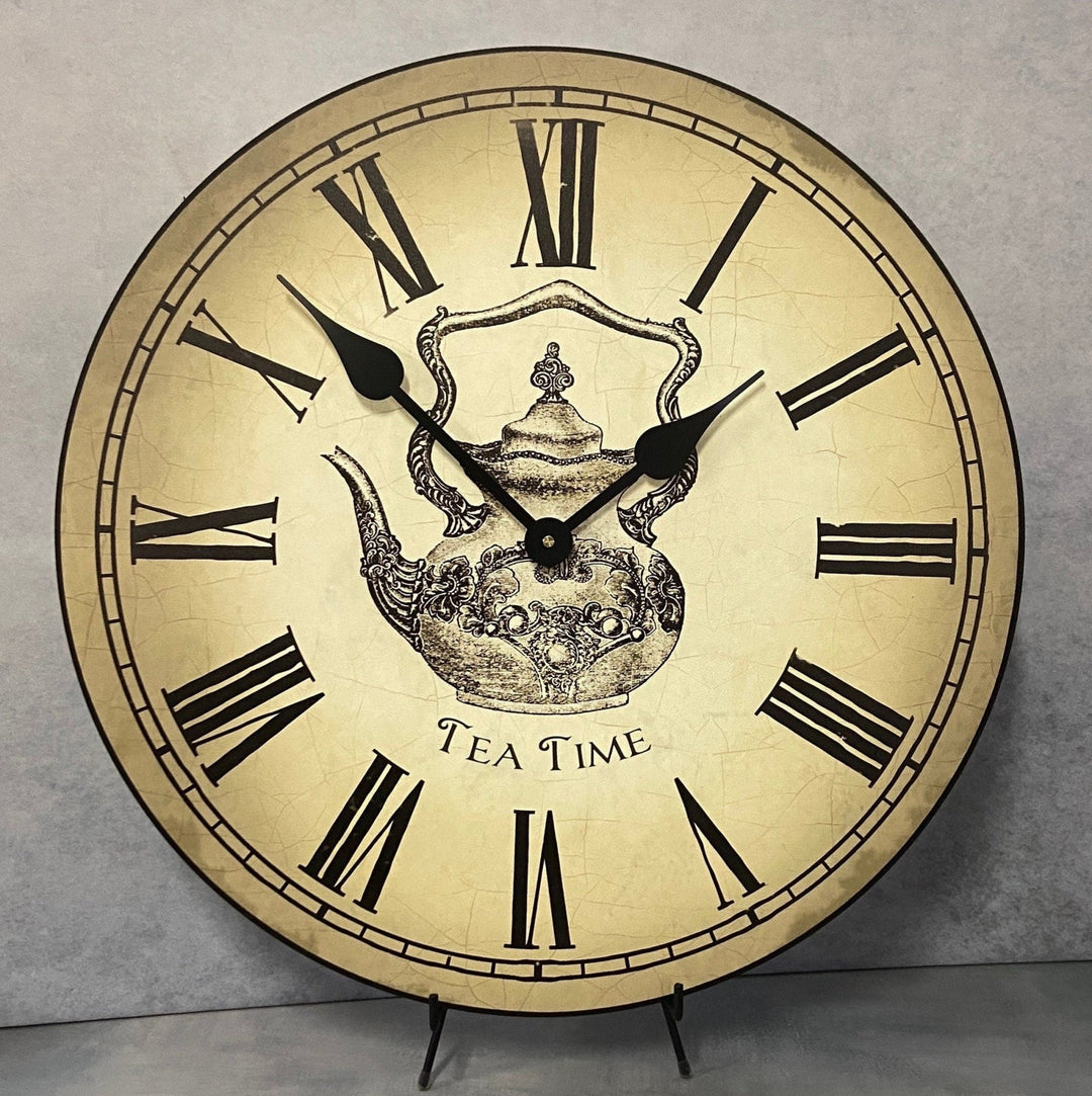 Tea Time Wall Clock - CustomBigClocks