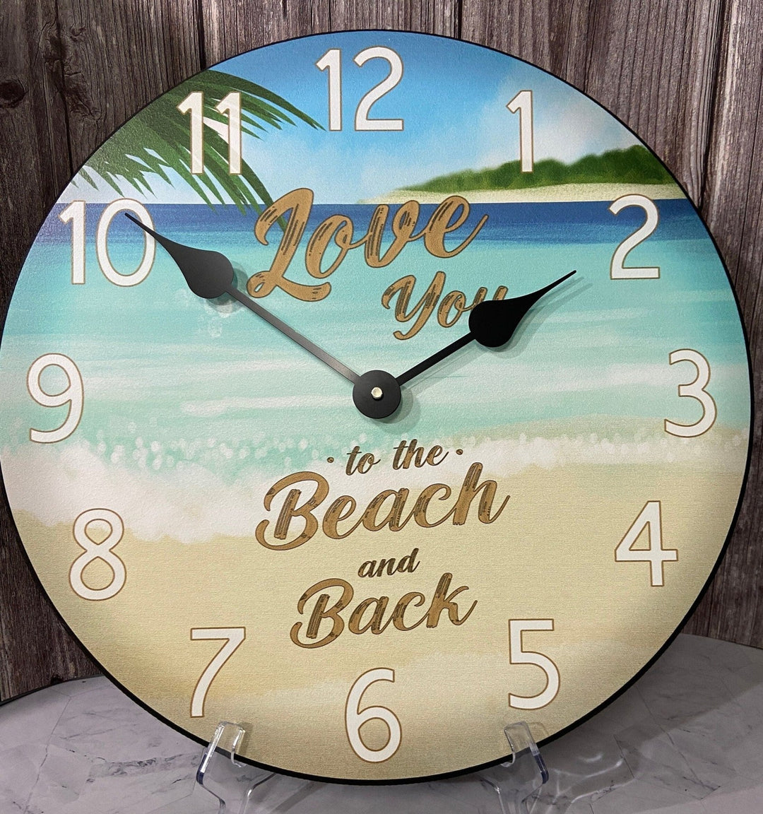 Beach And Back Wall Clock - CustomBigClocks