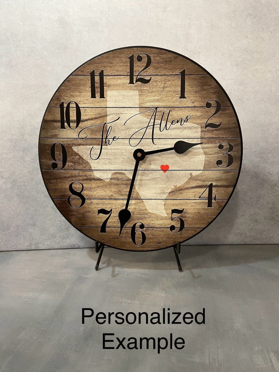 Texas State Clock - CustomBigClocks