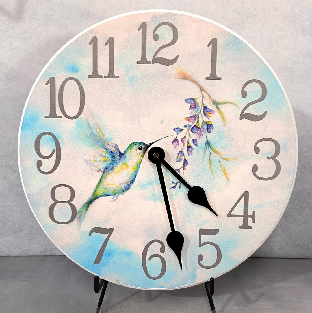 Hummingbird Wall Clock - CustomBigClocks