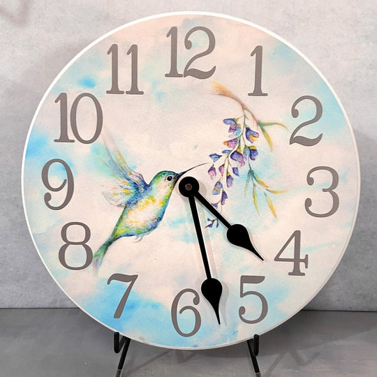 Hummingbird Wall Clock - CustomBigClocks