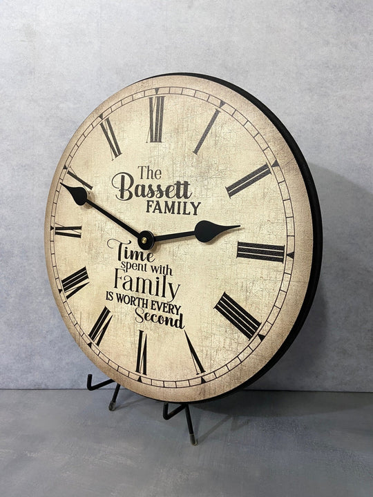 Personalizable Family Clock - CustomBigClocks