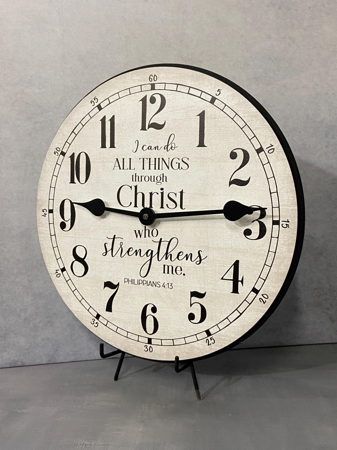 I Can Do All Things Wall Clock - CustomBigClocks
