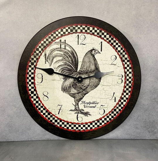 Rooster Wall Clock - CustomBigClocks