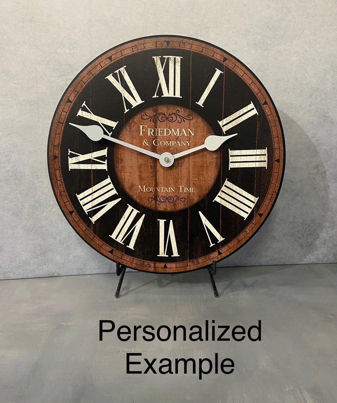 Classic Wood Wall Clock - CustomBigClocks